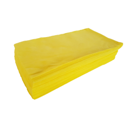Ręcznik fryzjerski włókninowy 40x76 cm 50 szt. żółty